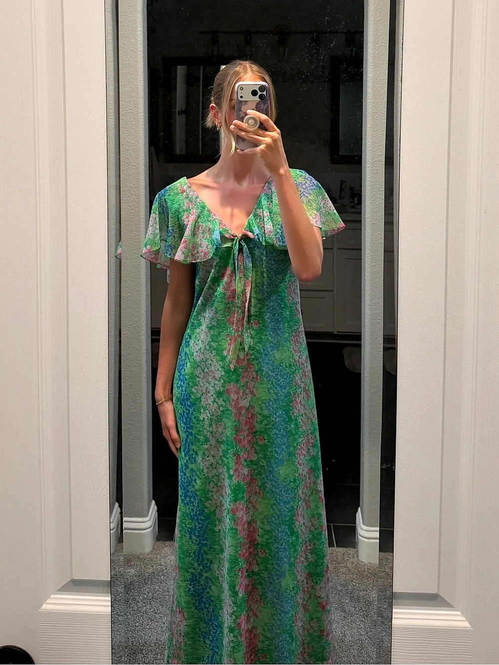 Vibtage Floral Maxi Dress